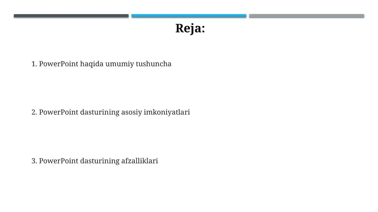 PowerPoint dasturi 2
