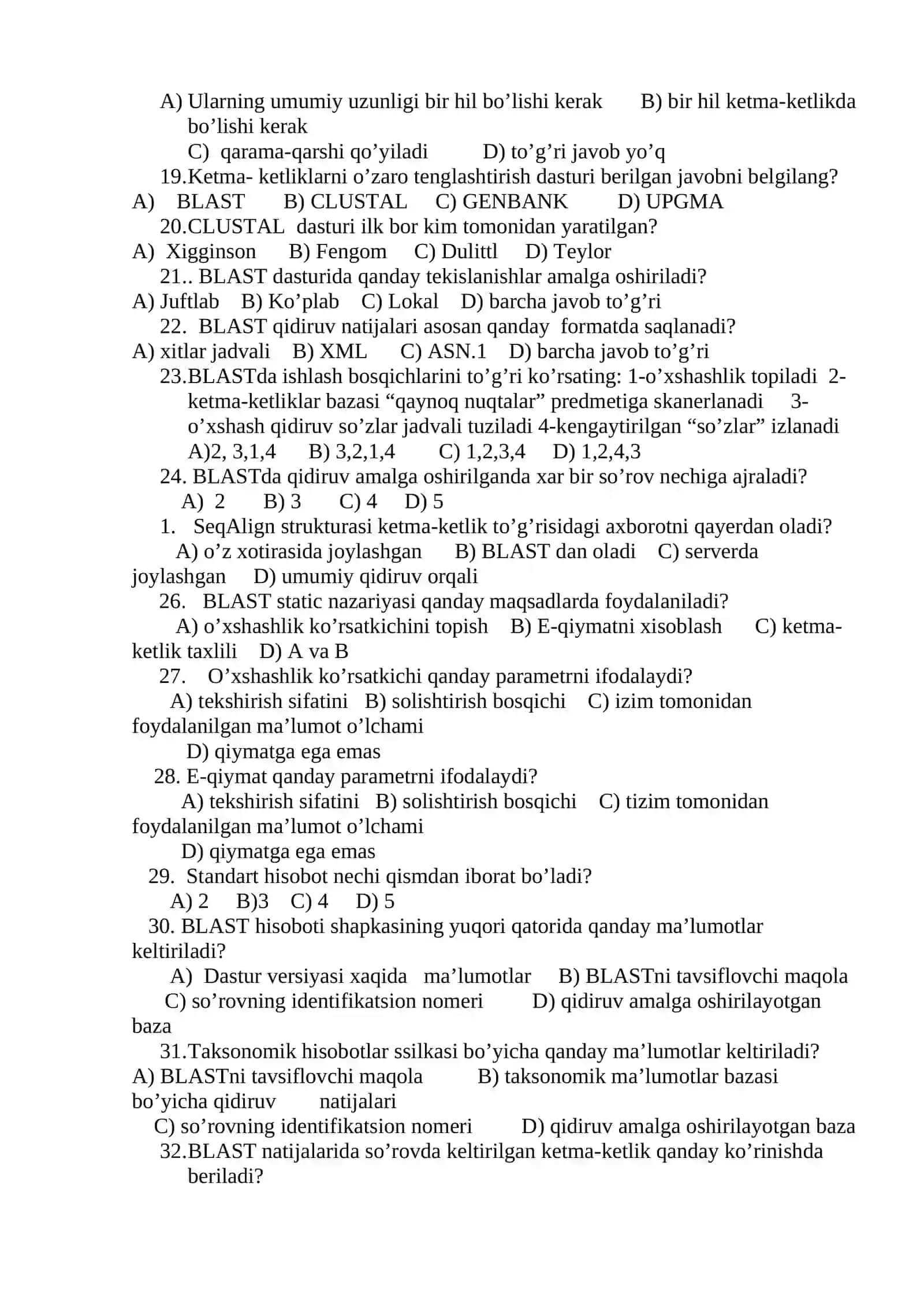 Filogenetik daraxt 2