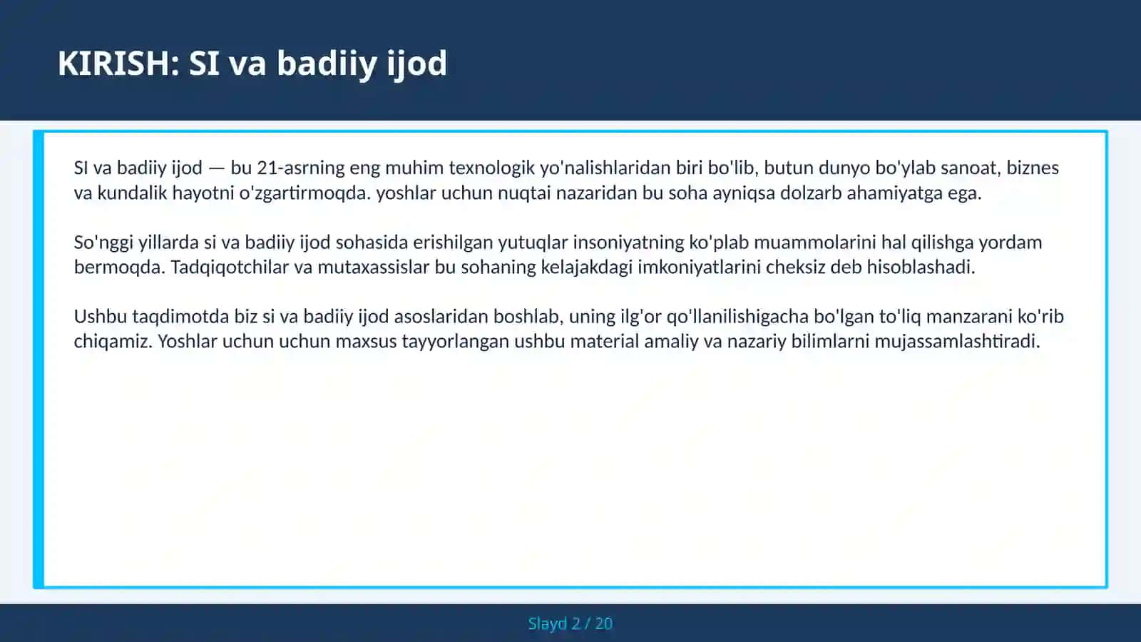 SI VA BADIIY IJOD 2