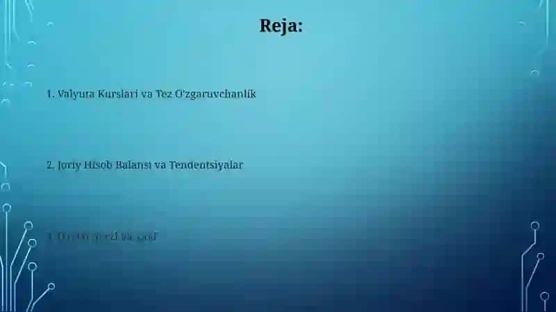Xalqaro Valyuta Fondi Moliyaviy Ko'rsatgichlari Tahlili 2