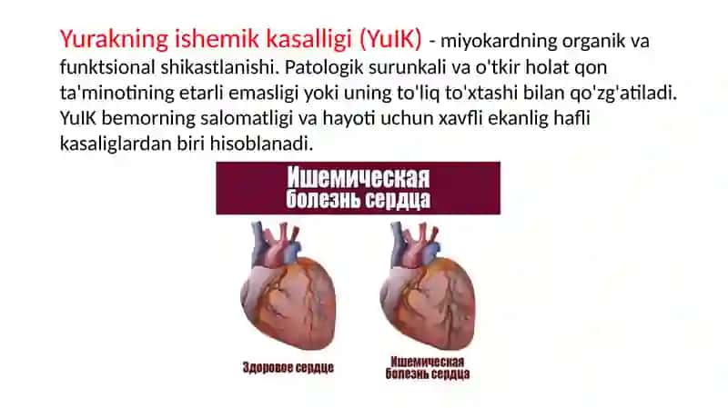Yurak Ishemik Kasalligi 2