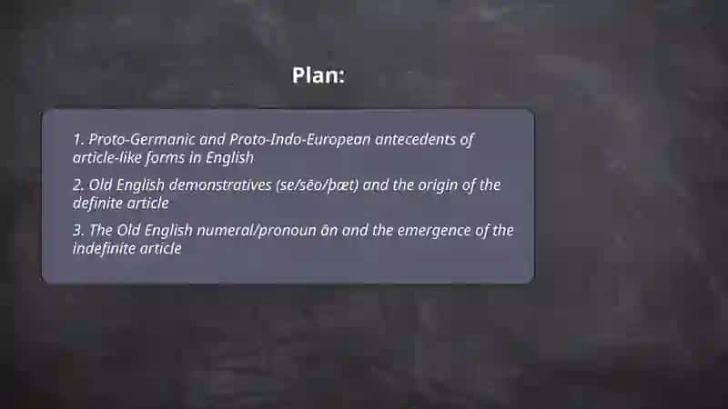 The history of definite and indefinite articles 2