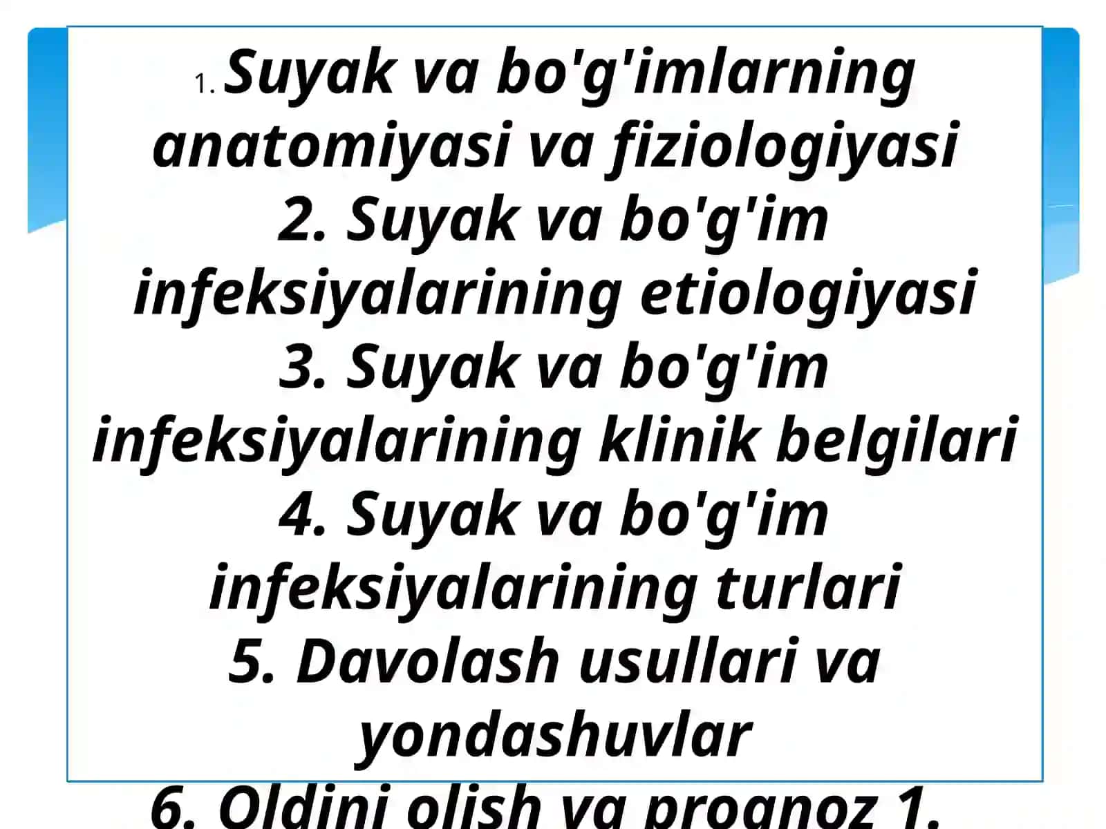 Suyakbo’g’imlarixirurgikinfeksiyalari 2