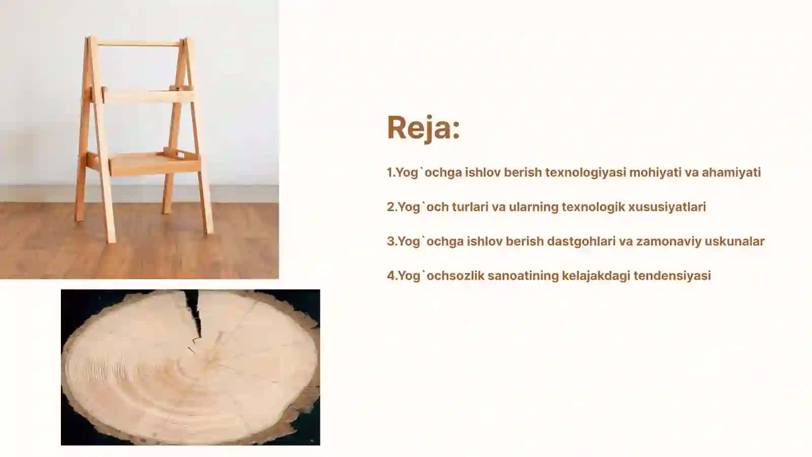 Yog`ochga ishlov berish texnologiyasi 2