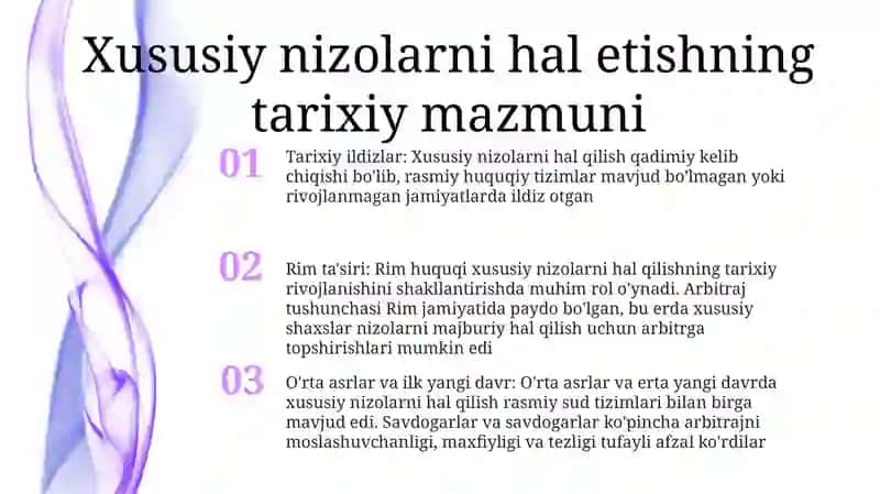 Xususiy Nizolarga Doir Ishlarni Yuritish 2