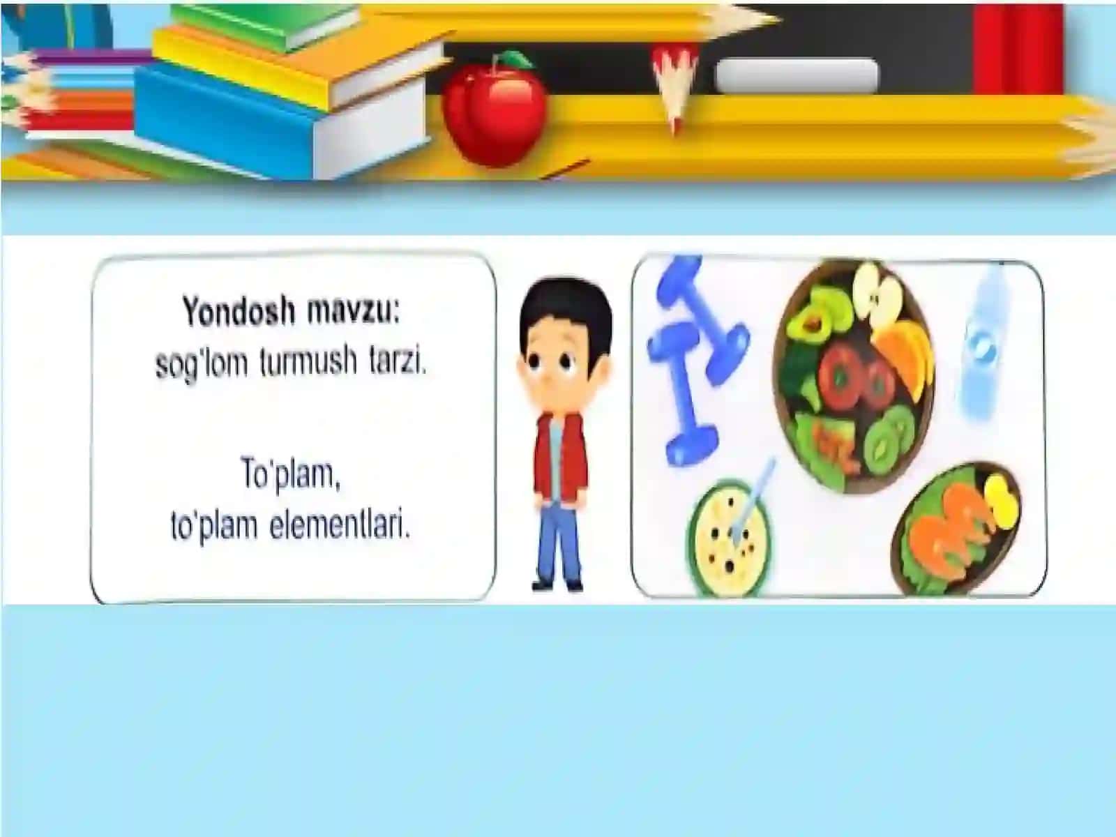 3-sinf  matematika  To’plamlar mavzusi 2