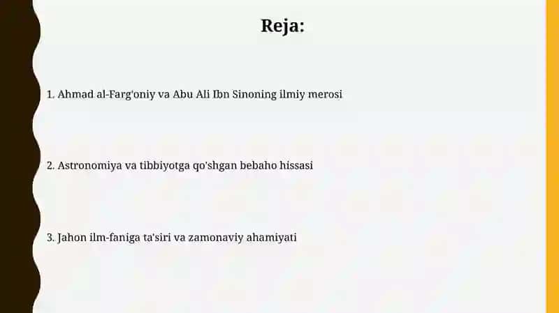 Ahmad Al-Farg'oniy va Abu Ali Ibn Sinoning ilmiy merosi 2