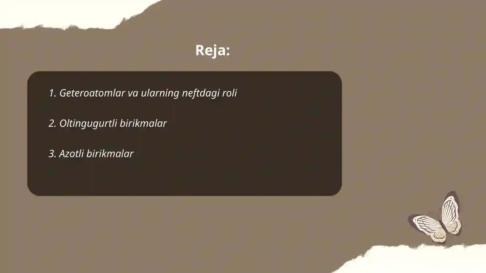 Geteroatomli birikmalar 2