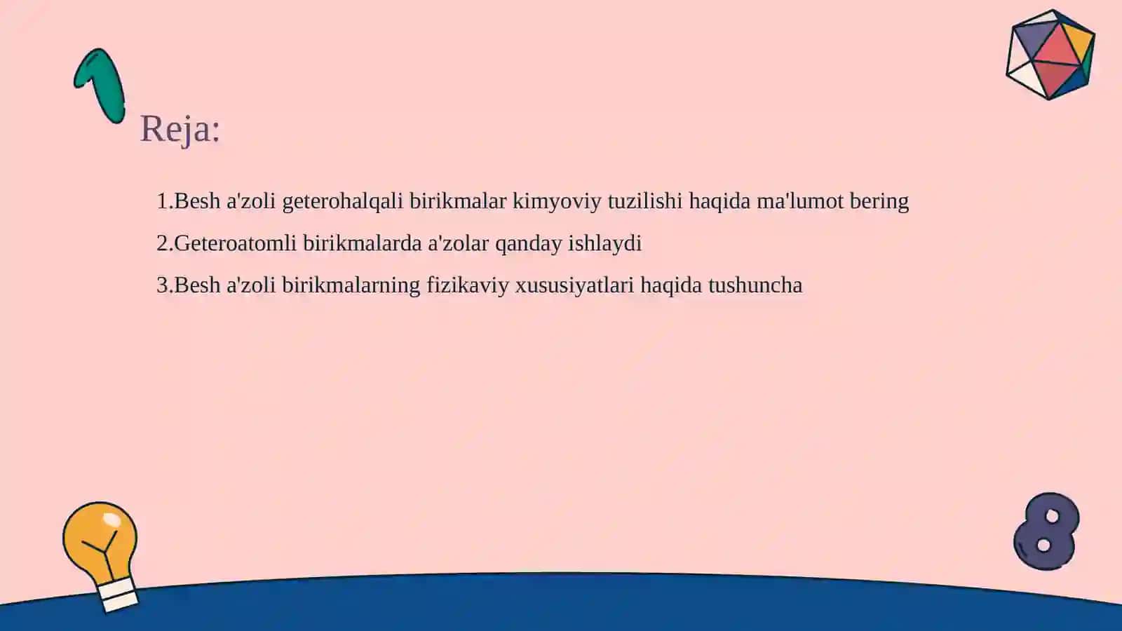 Besha'zoliikkitageteroatomligeterohalqalibirikmalar 2