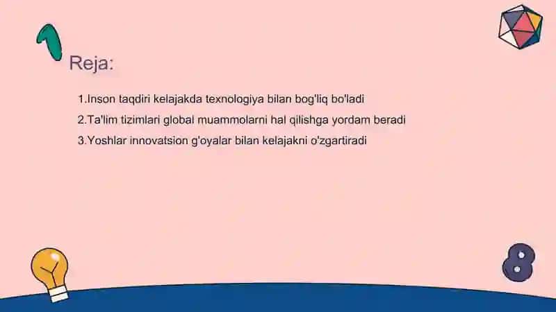 Jahon XXI asrda: kelajak va inson taqdiri 2