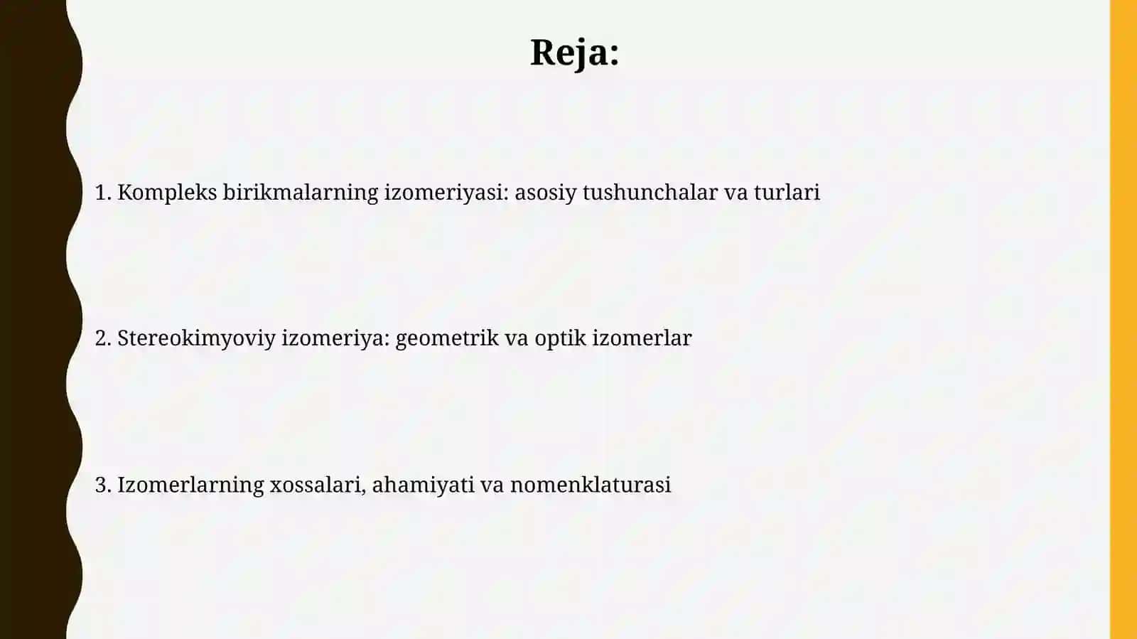 Kompleks birikmalarizomeriyasi 2