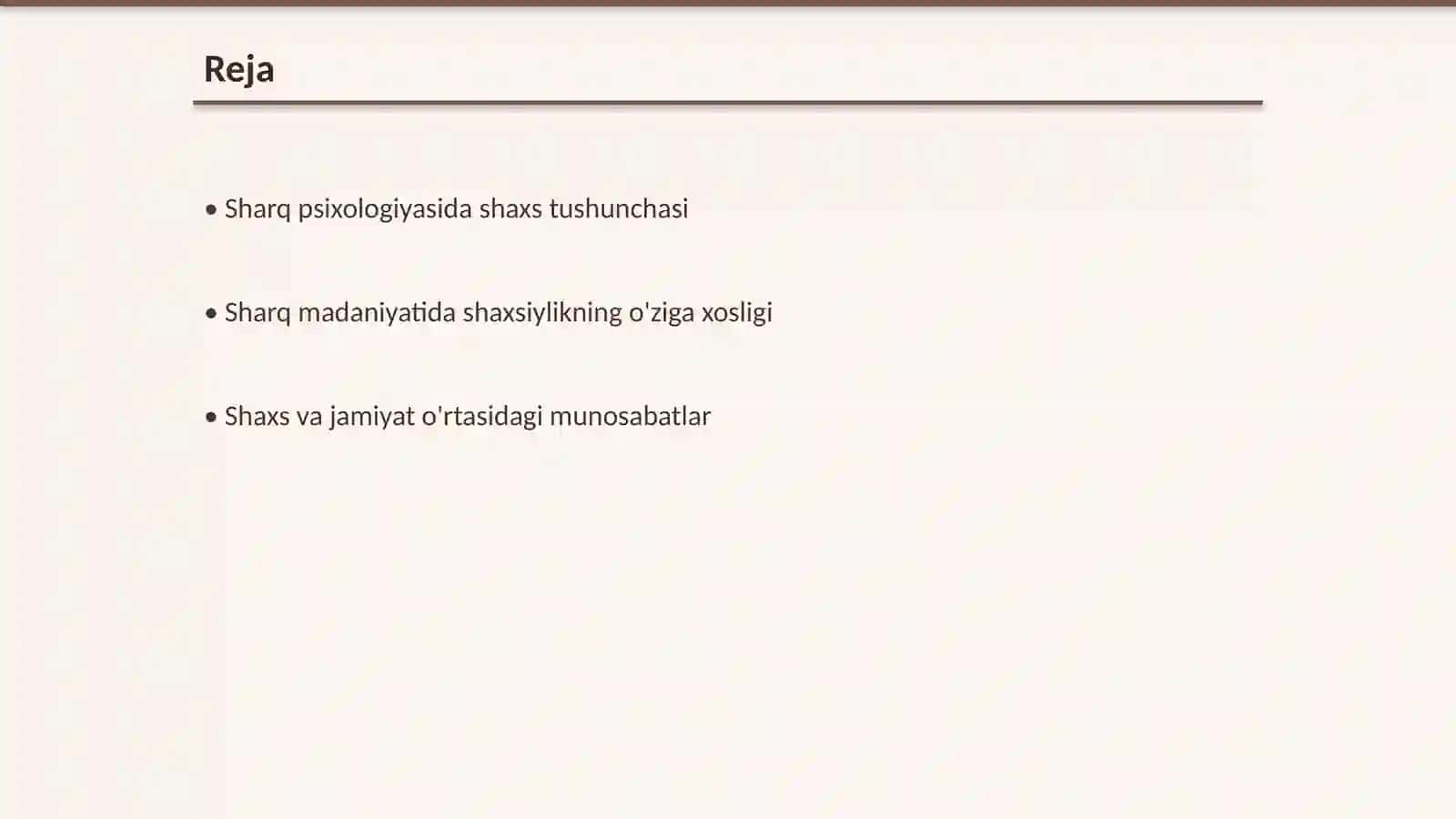 Sharq psixologiyasida shaxs muammosi 2