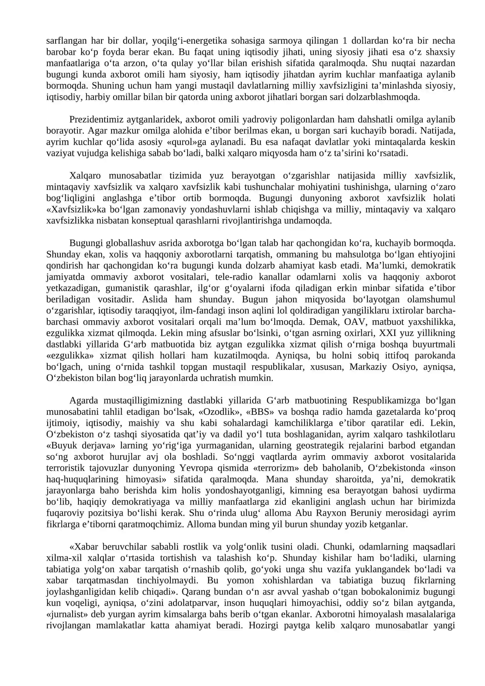 Globallashuv jarayoni va axborot xavfsizligi 2