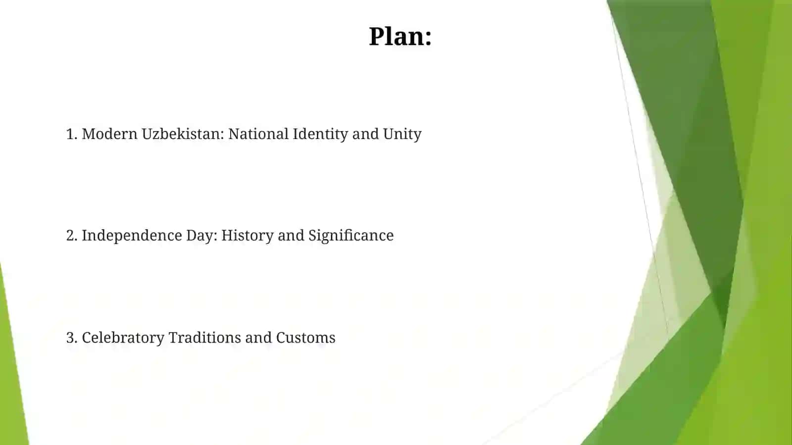 Modern Uzbekistan: National Identity and Unity 2