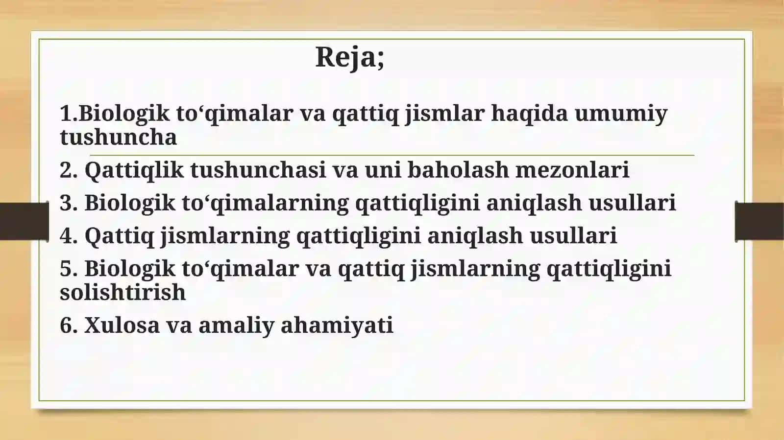 Biologik to‘qimalar va qattiq jismlarning zichligini aniqlash 2