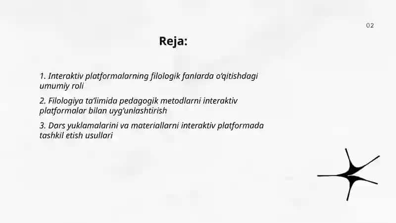 Filologik fanlarni óqitishda interaktiv platformalarning órni 2