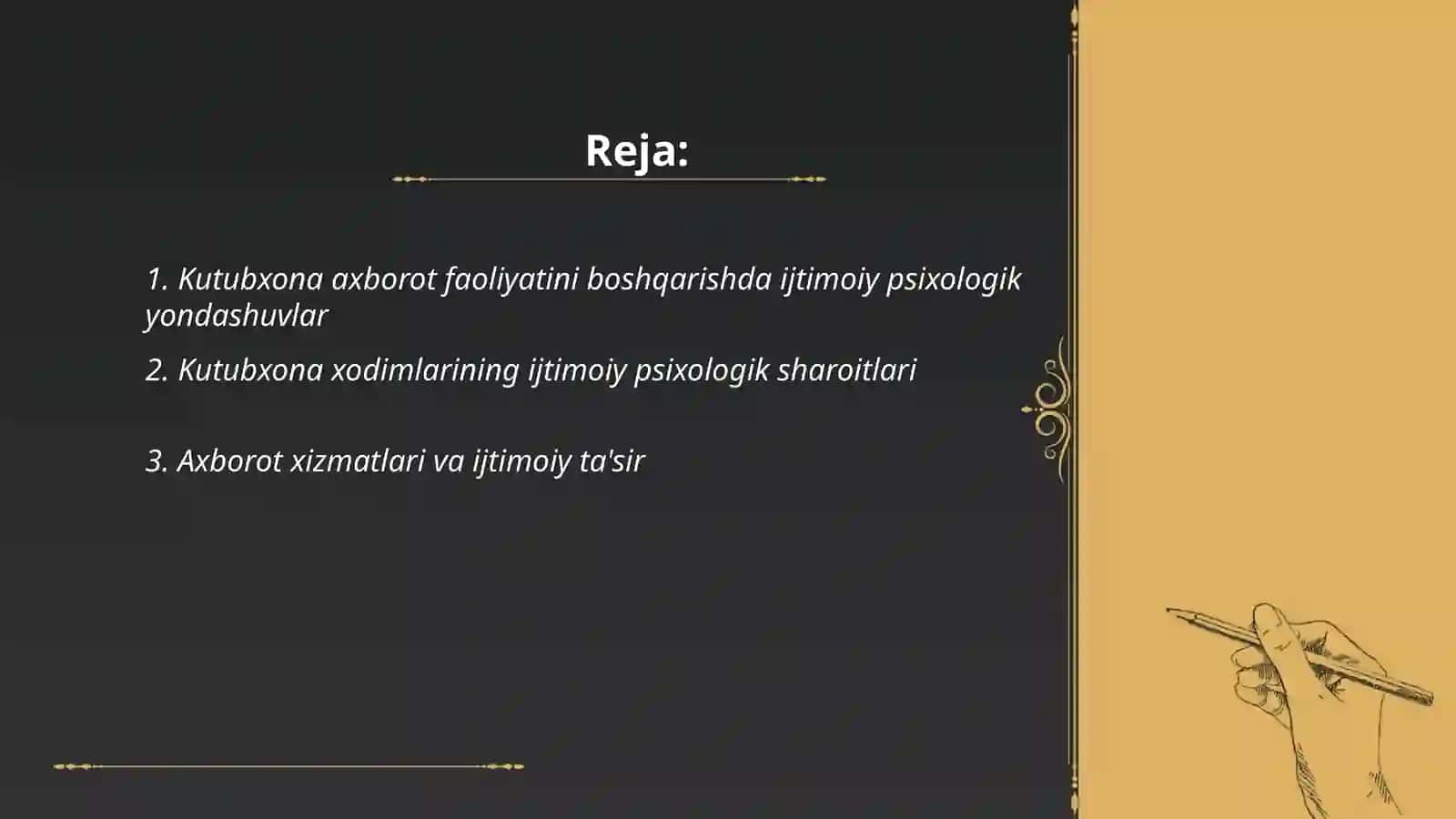 Kutubxona axborot faoliyati boshqarishning ijtimoiy psixologik asoslari 2