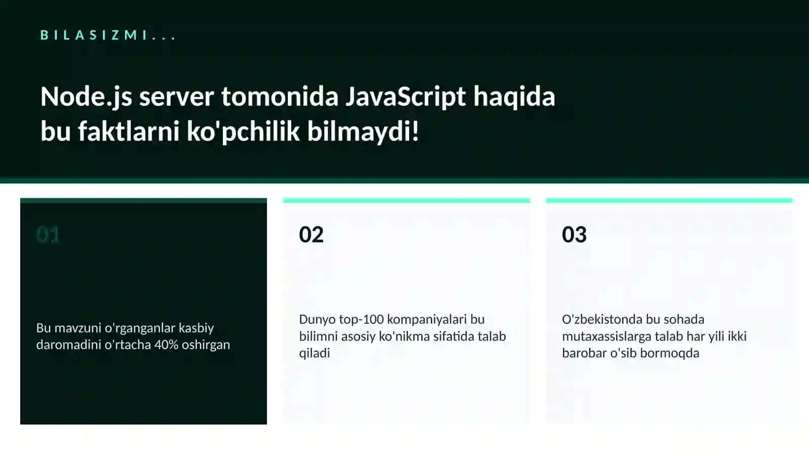 Node.js serverda JavaScript 2