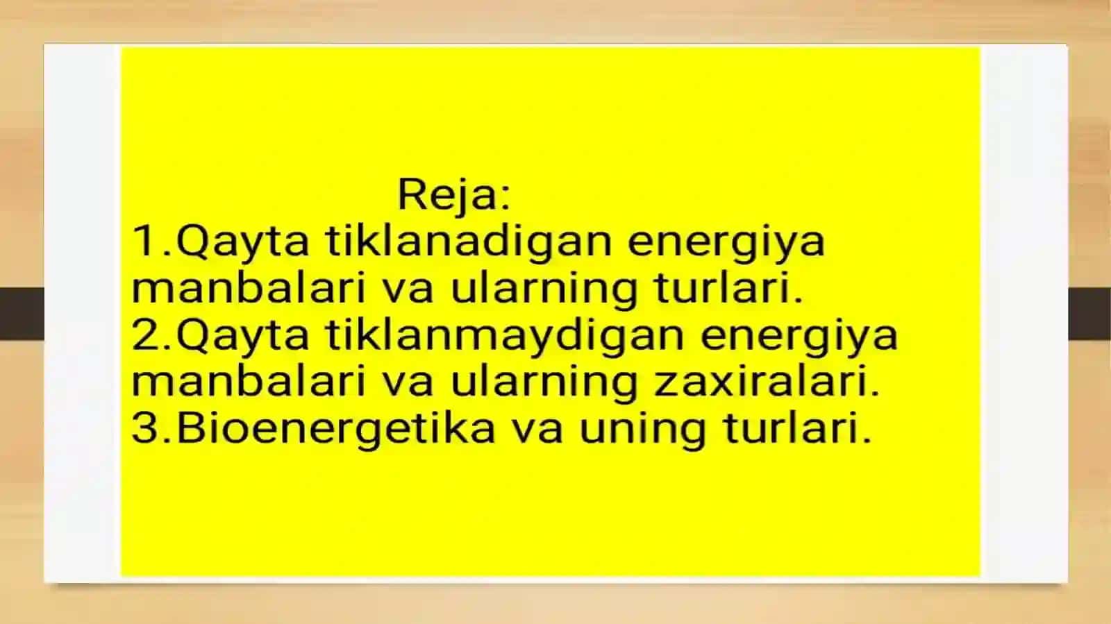 Mustaqil ta'lim uchun tayyorlangan slayd 2