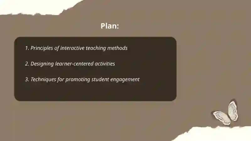 Principles of Interactive Teaching Methods 2