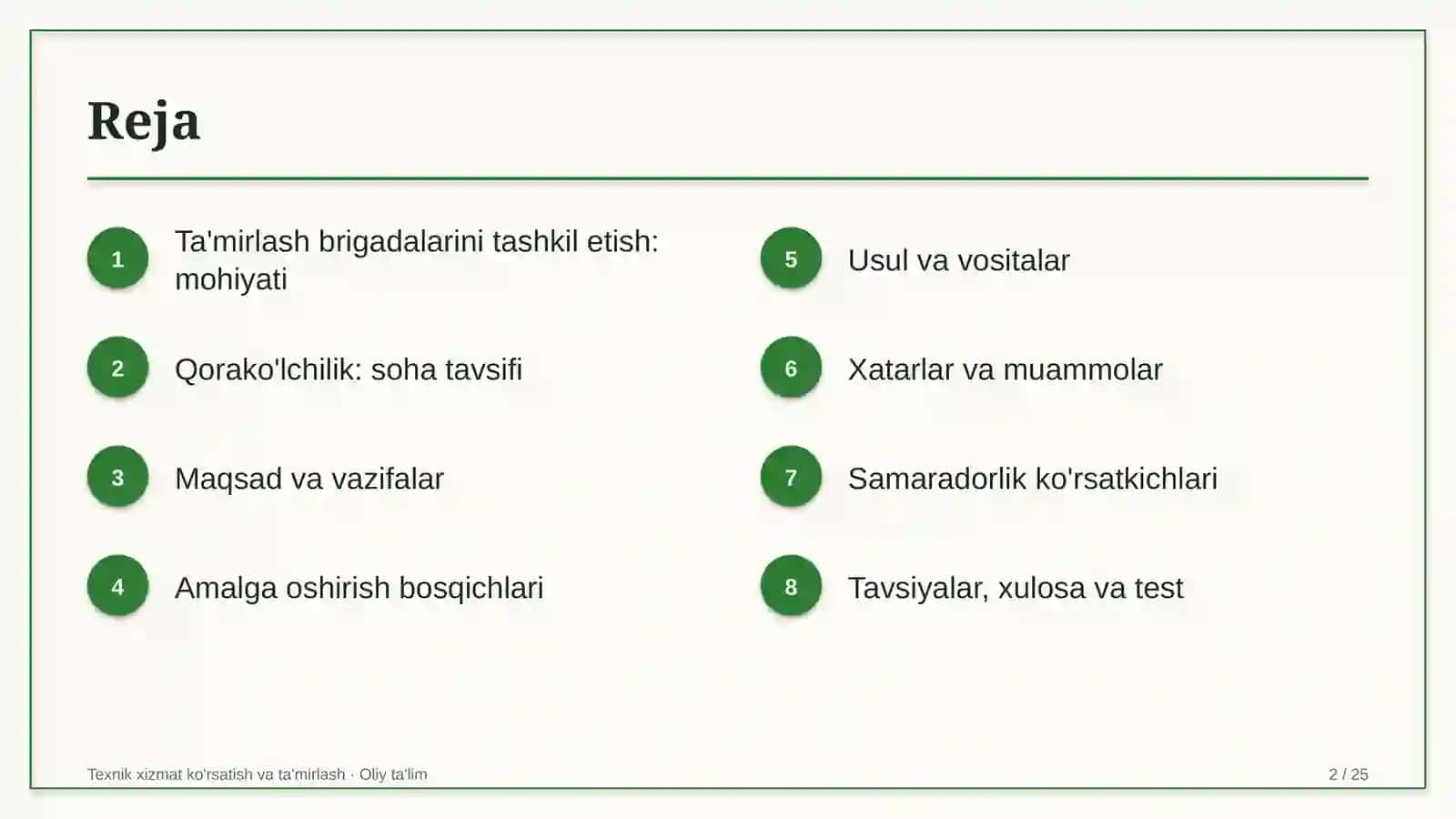 qorako'lchilikda ta'mirlash brigadalarini tashkil etish 8945 2