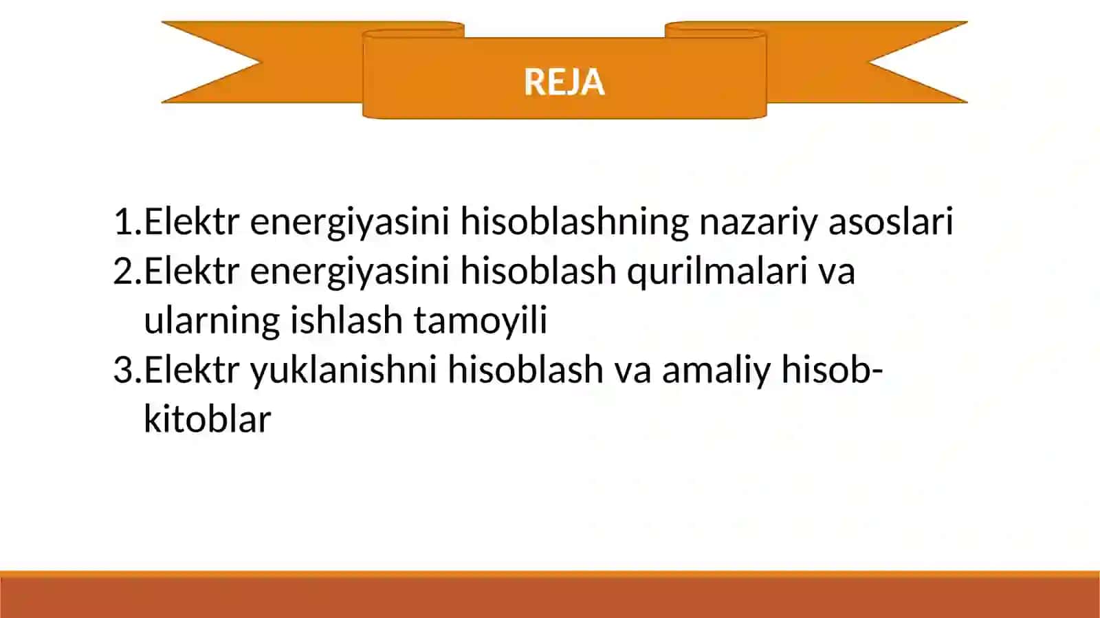 Elektr energiyasini hisoblash qurilmalari orqali elektr yuklanishni hisoblash 2