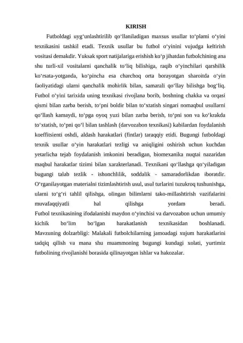 Futbol tupni tepishga urgatishning uslubiyeti 2