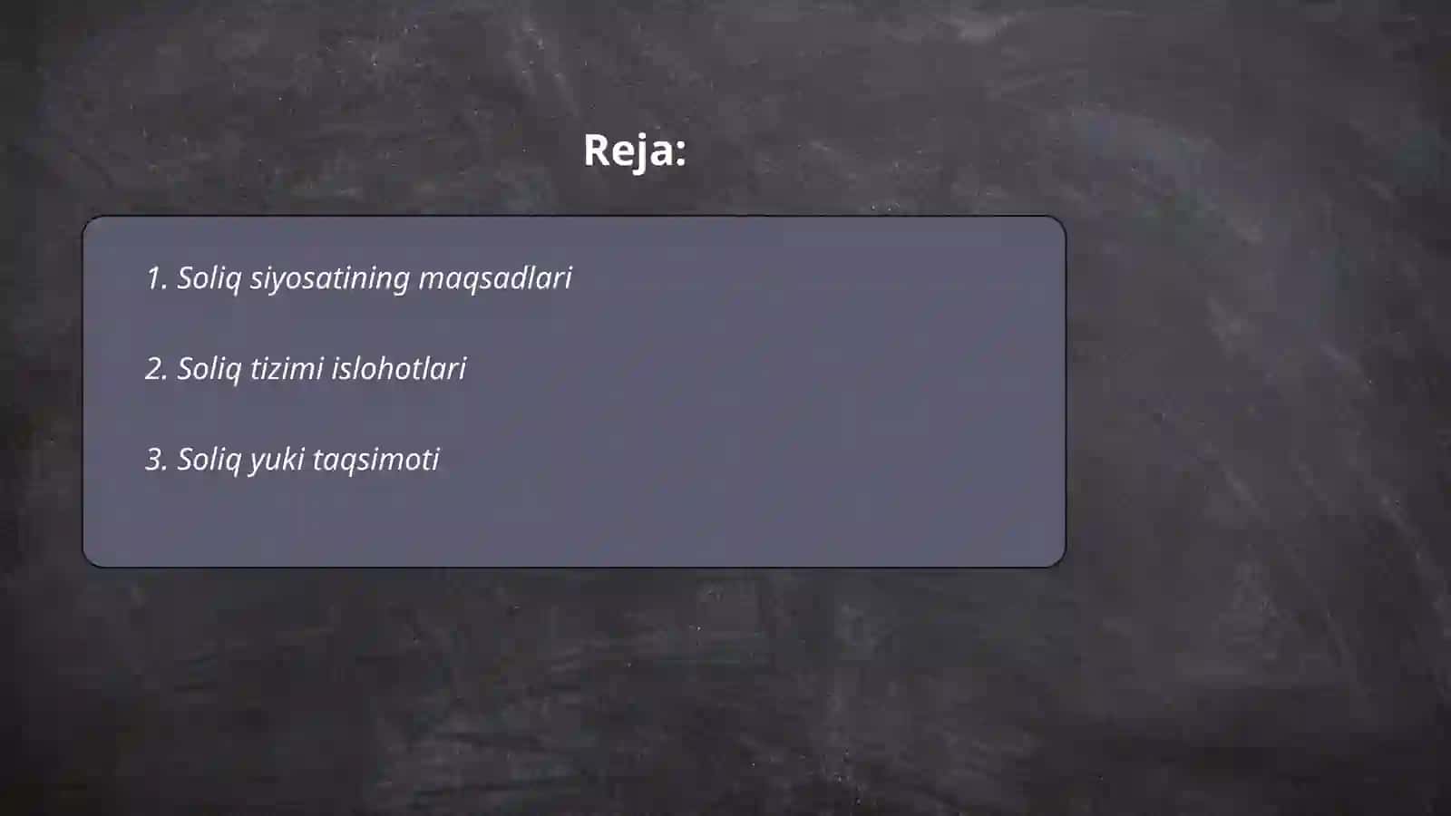 Soliq siyosati va uning asosiy yonalishlari 2
