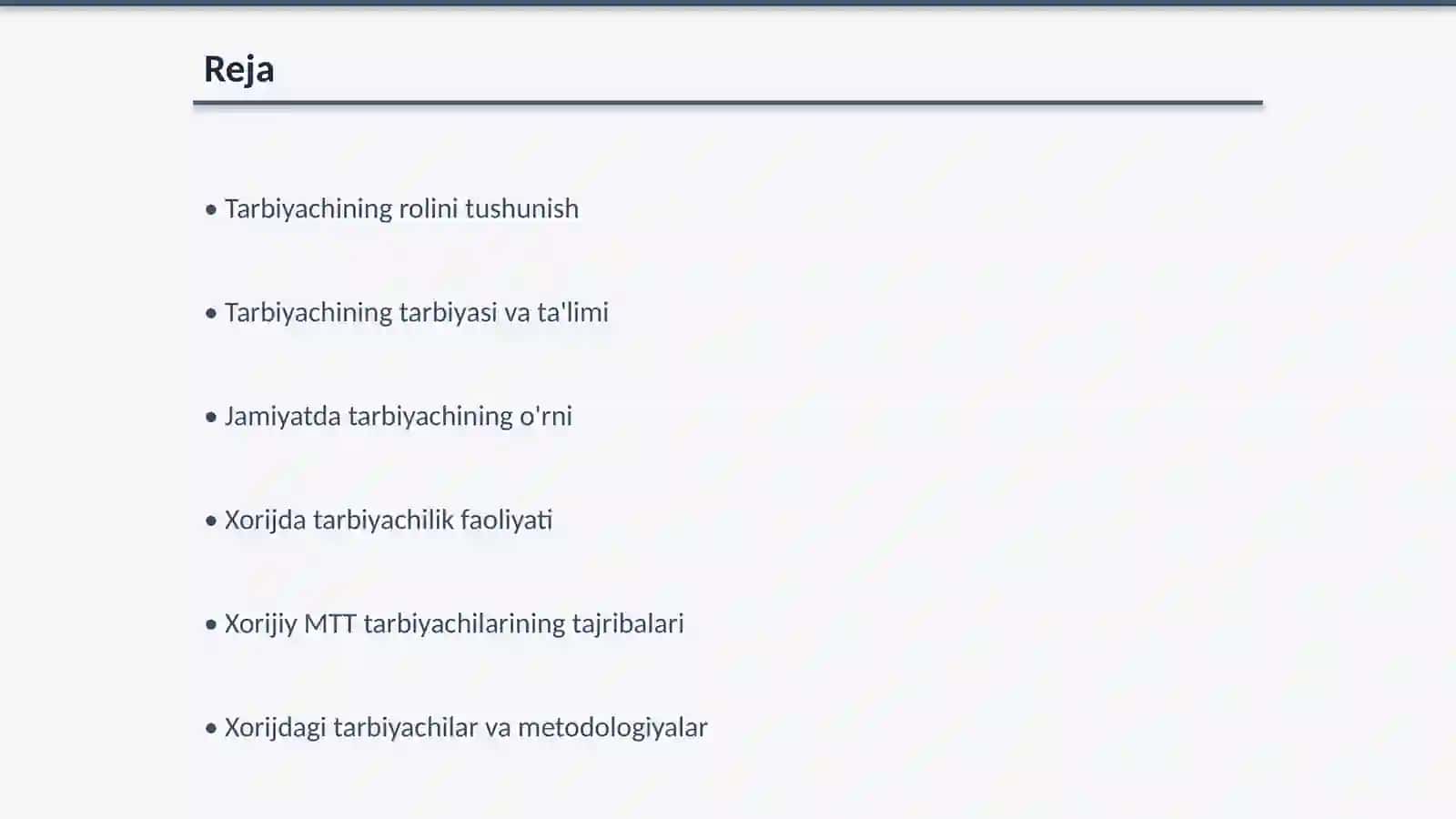 Tarbiyachi va uning jamiyatda tutgan oʻrni. Xorijdagi MTT tarbiyachilari faoliyati 2