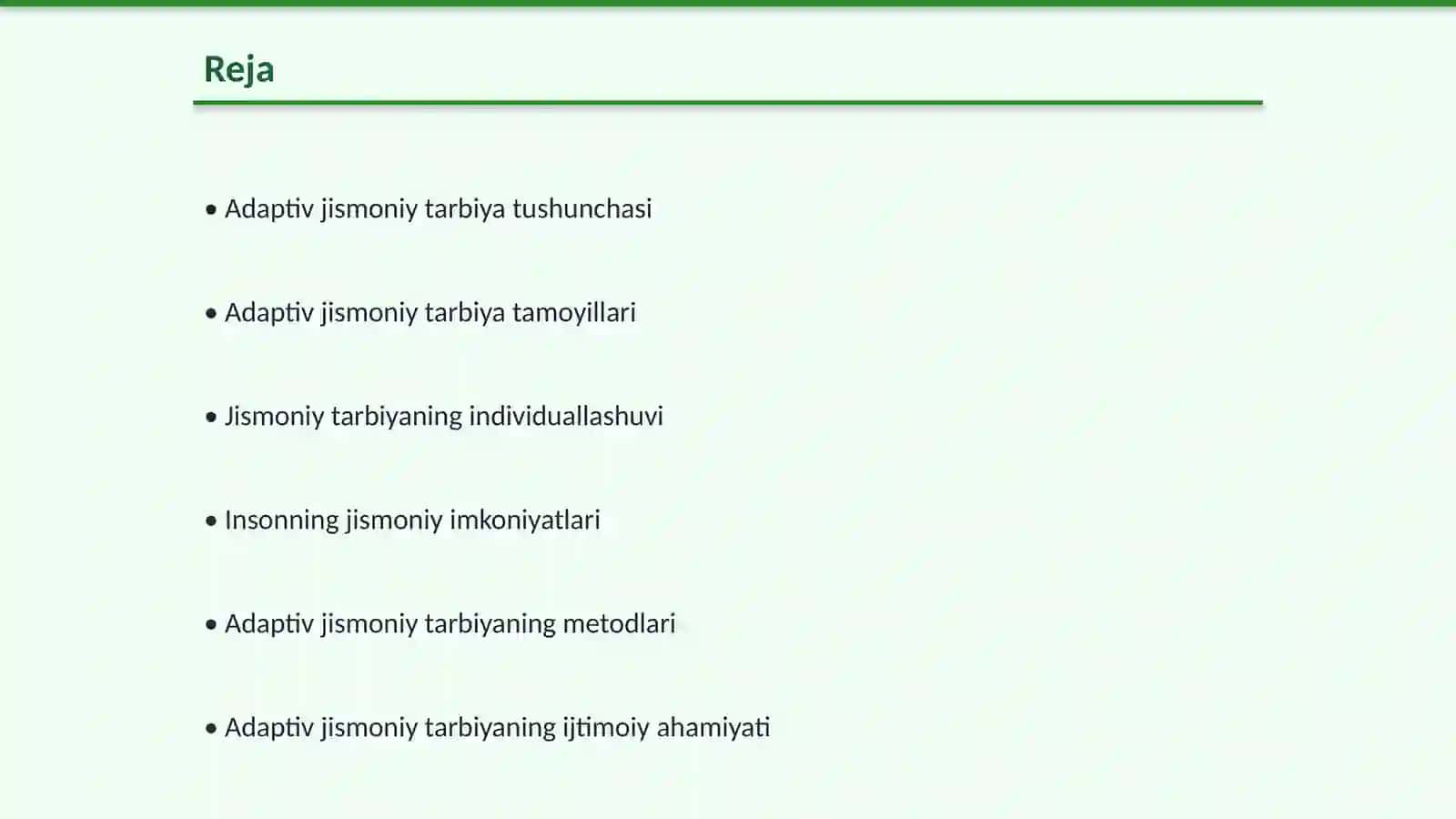 Adaptiv jismoniy tarbiya tamoyillari 2