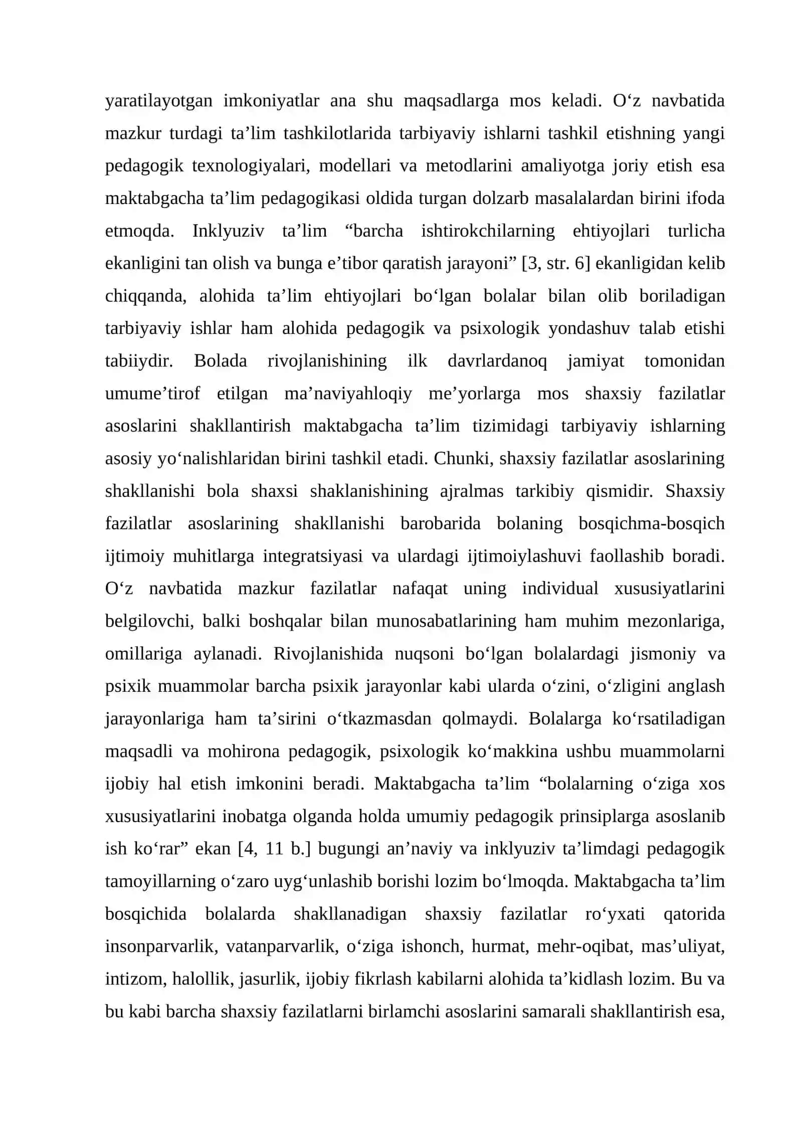 O‘ZBEKISTONDA INKLYUZIV TA’LIMGA MUHTOJ BO‘LGAN BOLALAR BILAN ISHLASh 2