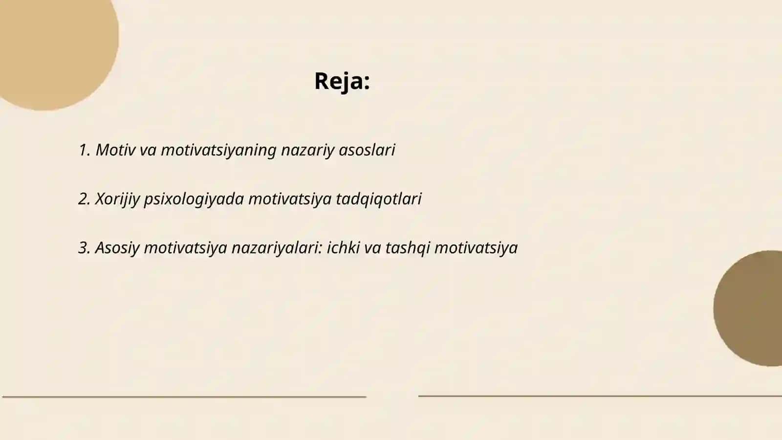 Motiv va motivatsiyaning nazariy asoslari 2