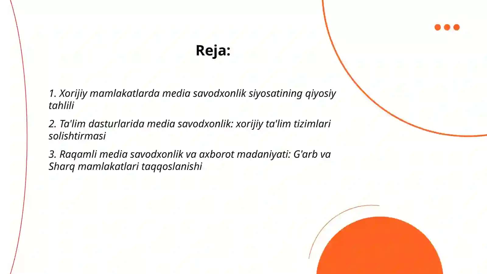 Xorijiy mamlakatlarda media savodxonlik va axborot madaniyatining qiyosiy tahlili 2