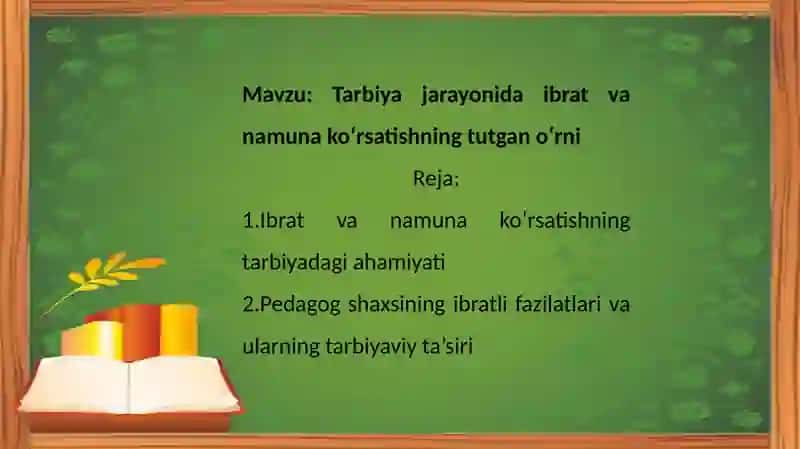 Tarbiyaviy-ishlar metodikasifanidan tayyorlagan taqdimoti 2