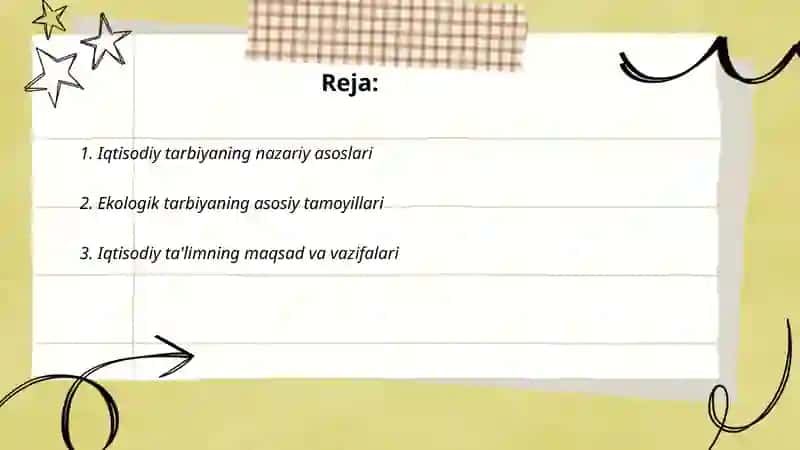 Iqtisodiy Tarbiyaning Nazariy Asoslari 2