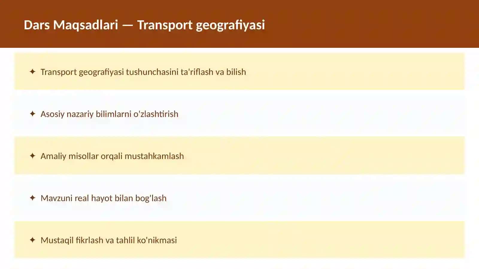Transport geografiyasi 2