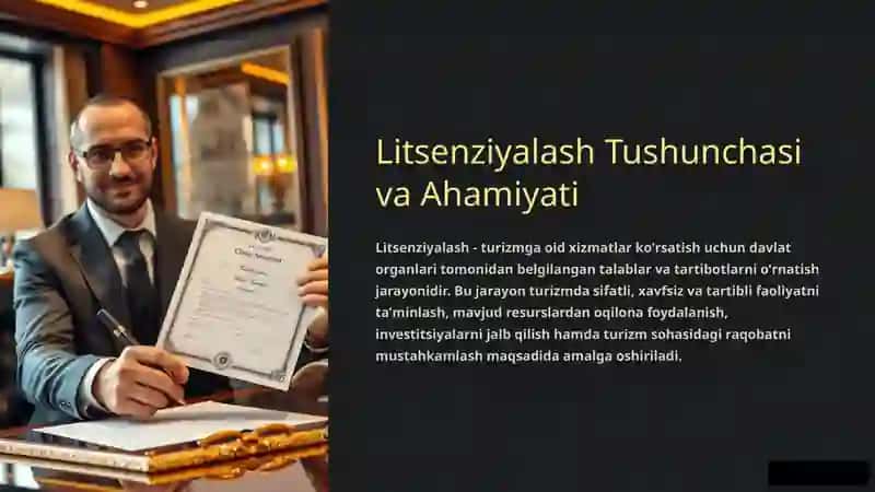 Turizmda Litsenziyalash 2