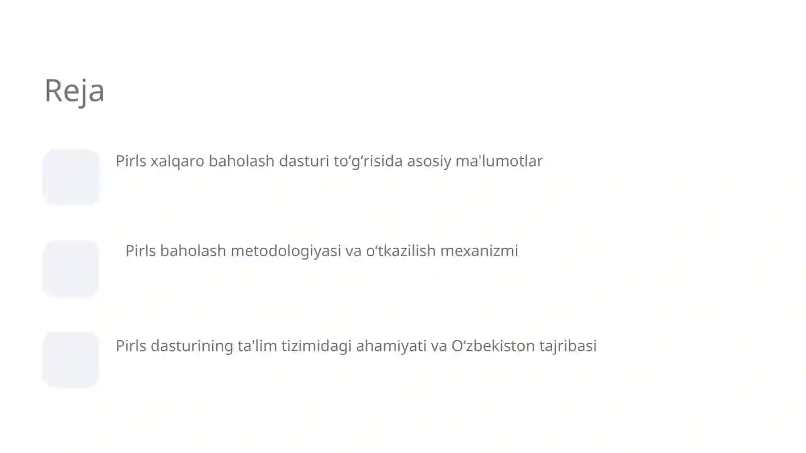 Pirls xalqaro baholash dasturi 2