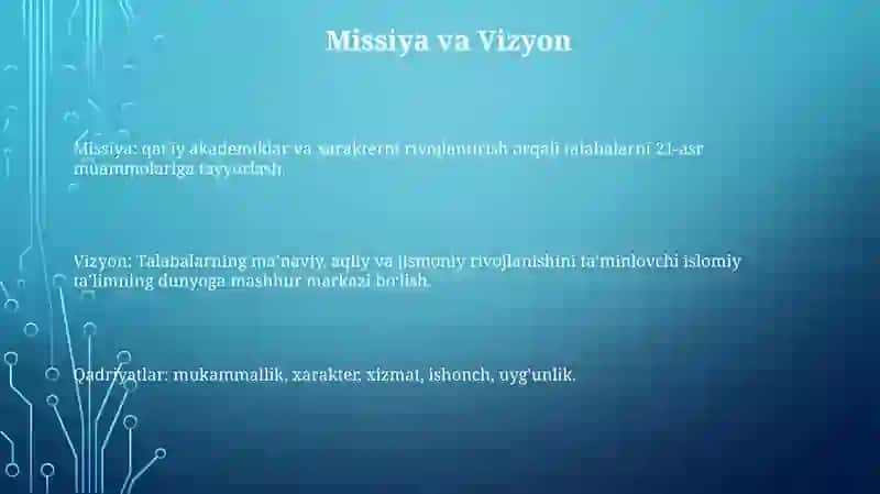 Milliy Tarbiya Maktabi 2