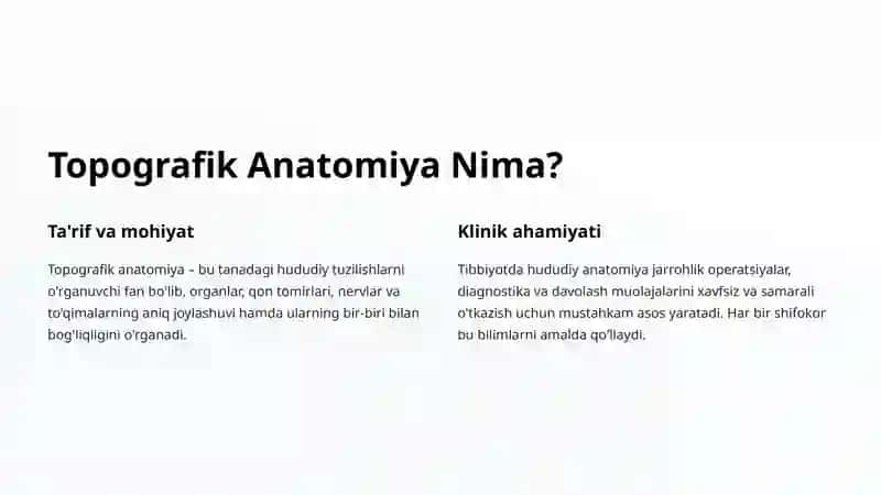 Topografik Anatomiya 2