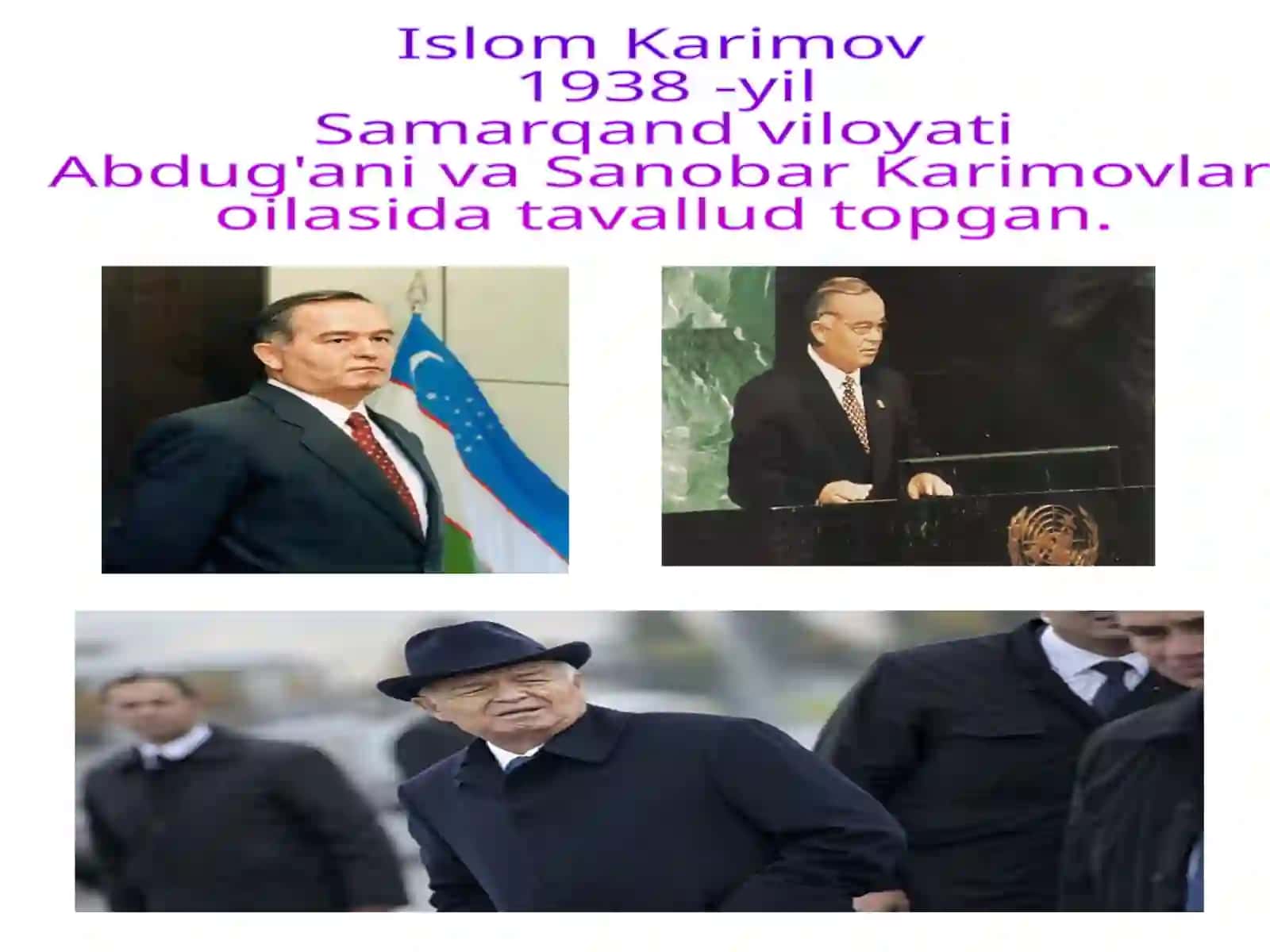 Mustaqil O'zbekiston asoschisi 2