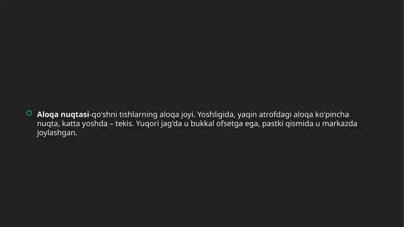 Tishlarning Aloqa Nuqtasi - Tishlarning Aloqa Nuqtasini Tiklash 2
