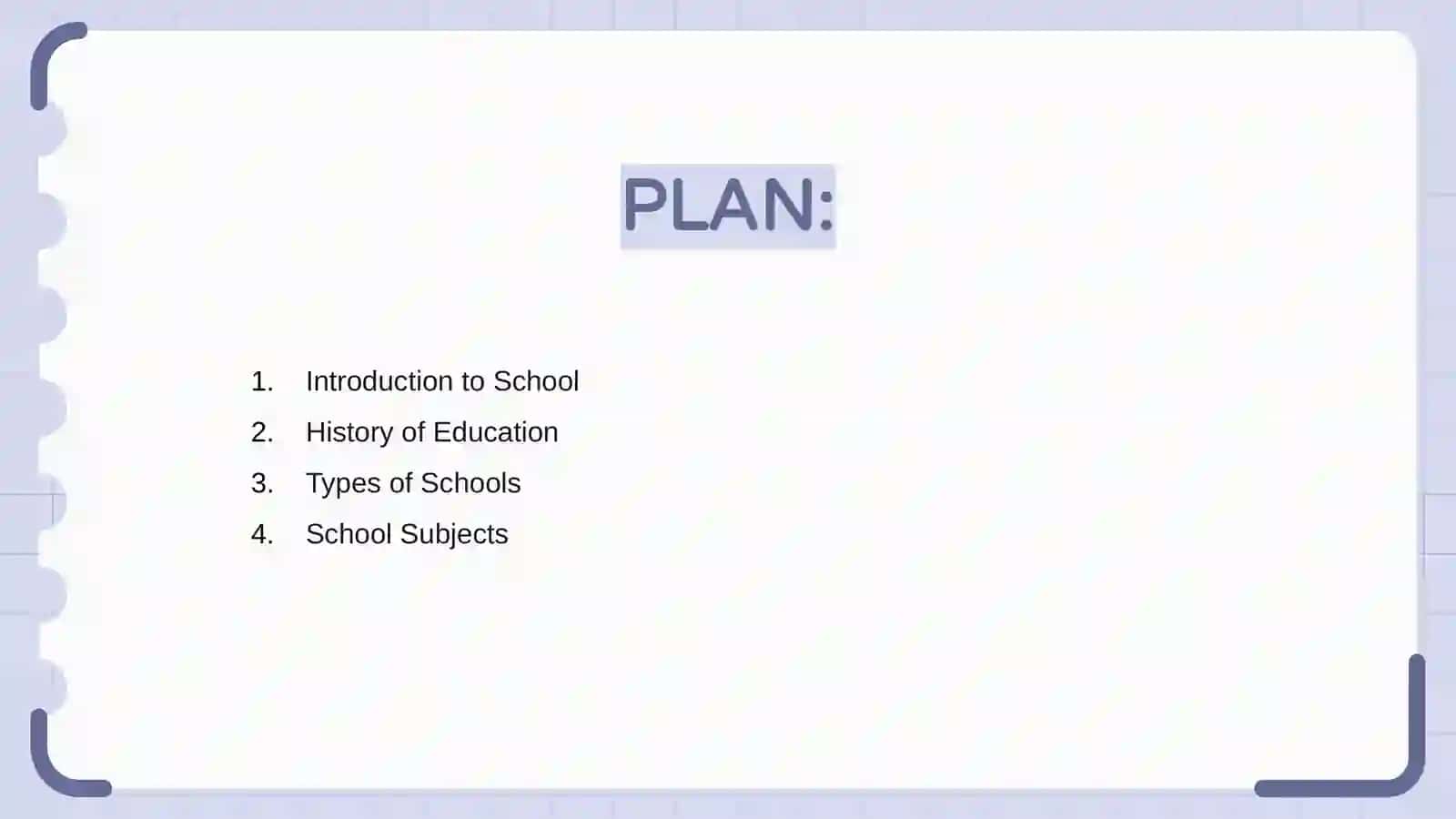 Introduction to School 2