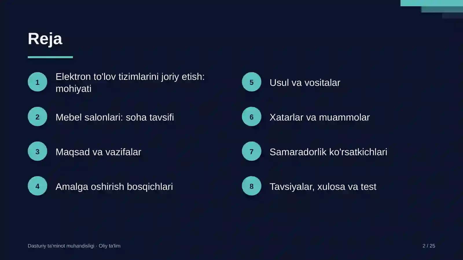mebel salonlarida elektron to'lov tizimlarini joriy etish 3874 2