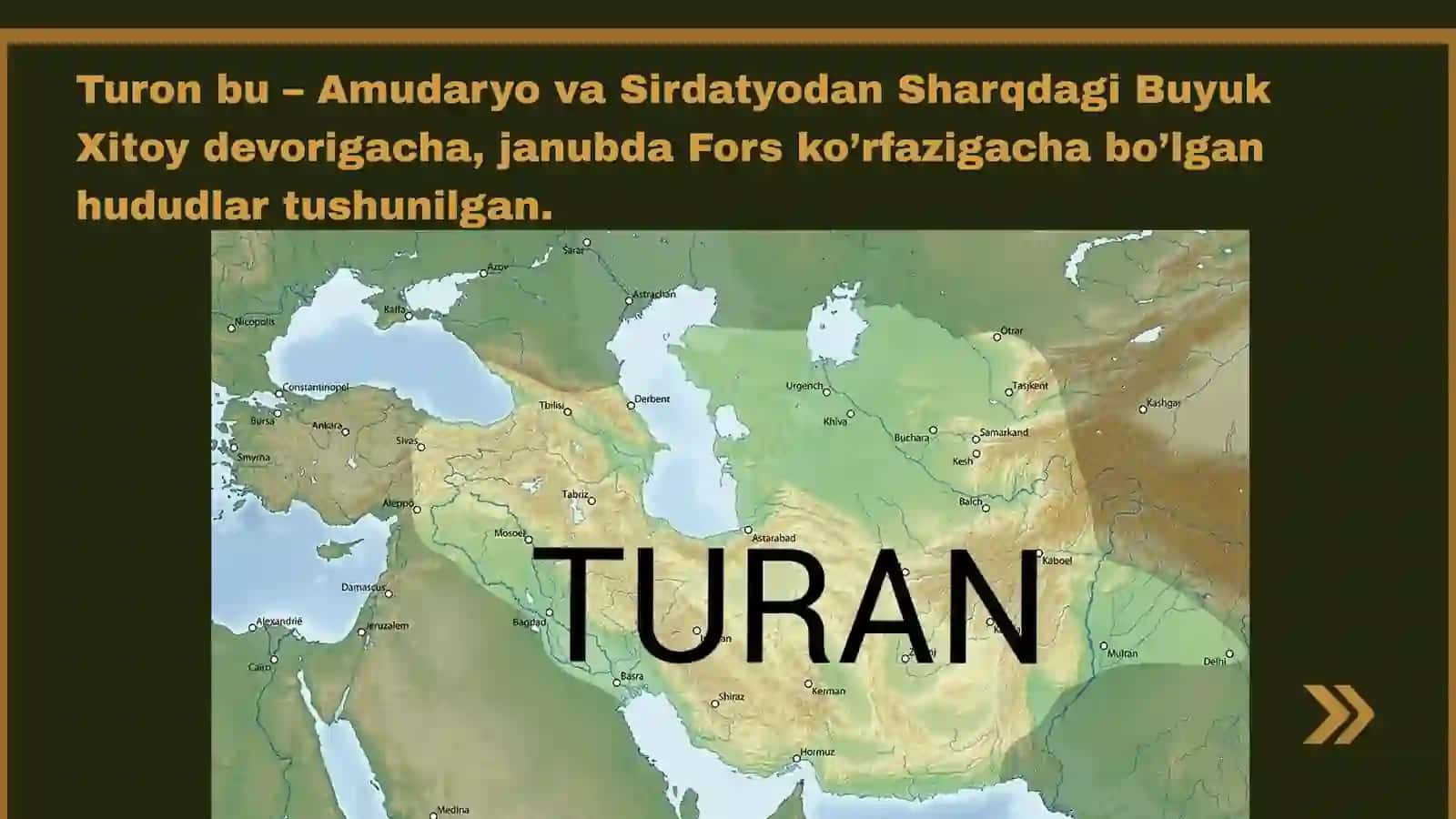Turon xalqlarining harbiy  san’ati 2