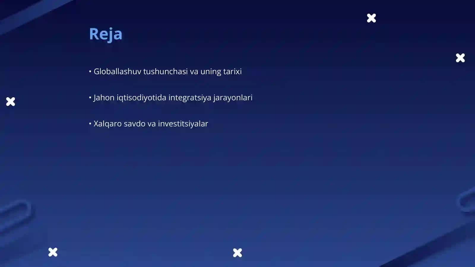 Jahon iqtisodiyoti globallashuvining zamonaviy tendensiyalari 2