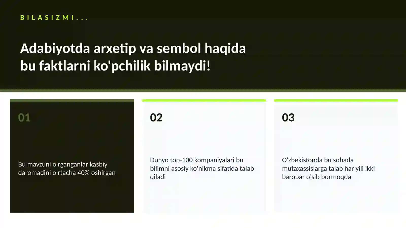 Adabiyotda arxetip va sembol 2