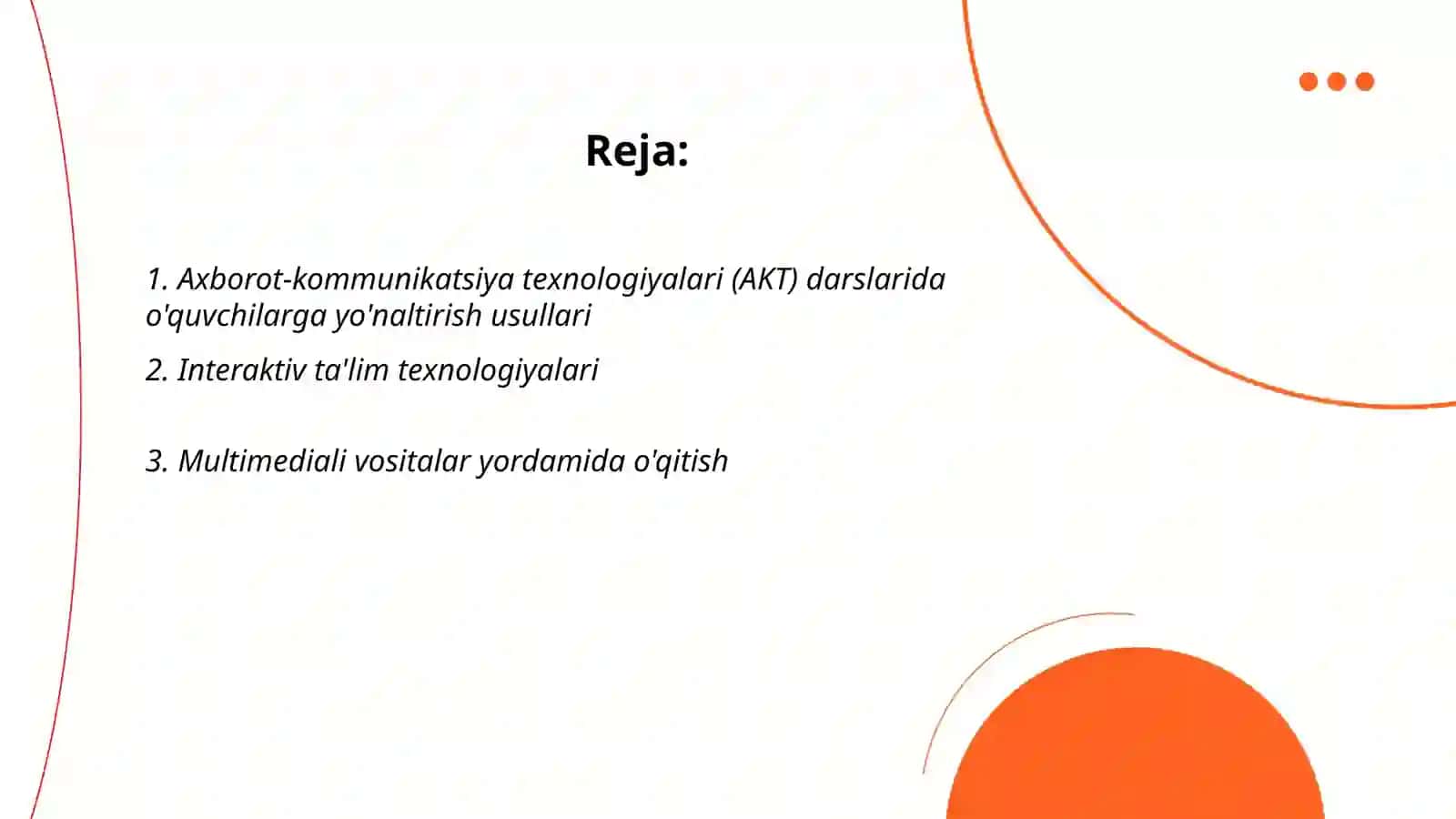 Axborot-kommunikatsiya texnologiyalari (AKT) darslarida o'quvchilarga yo'naltirish usullari 2