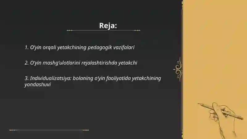 Oʻyin-maktabgacha tarbiya yoshida yetakchi faoliyat sofatida Abdusattorova Zilolaxon 2