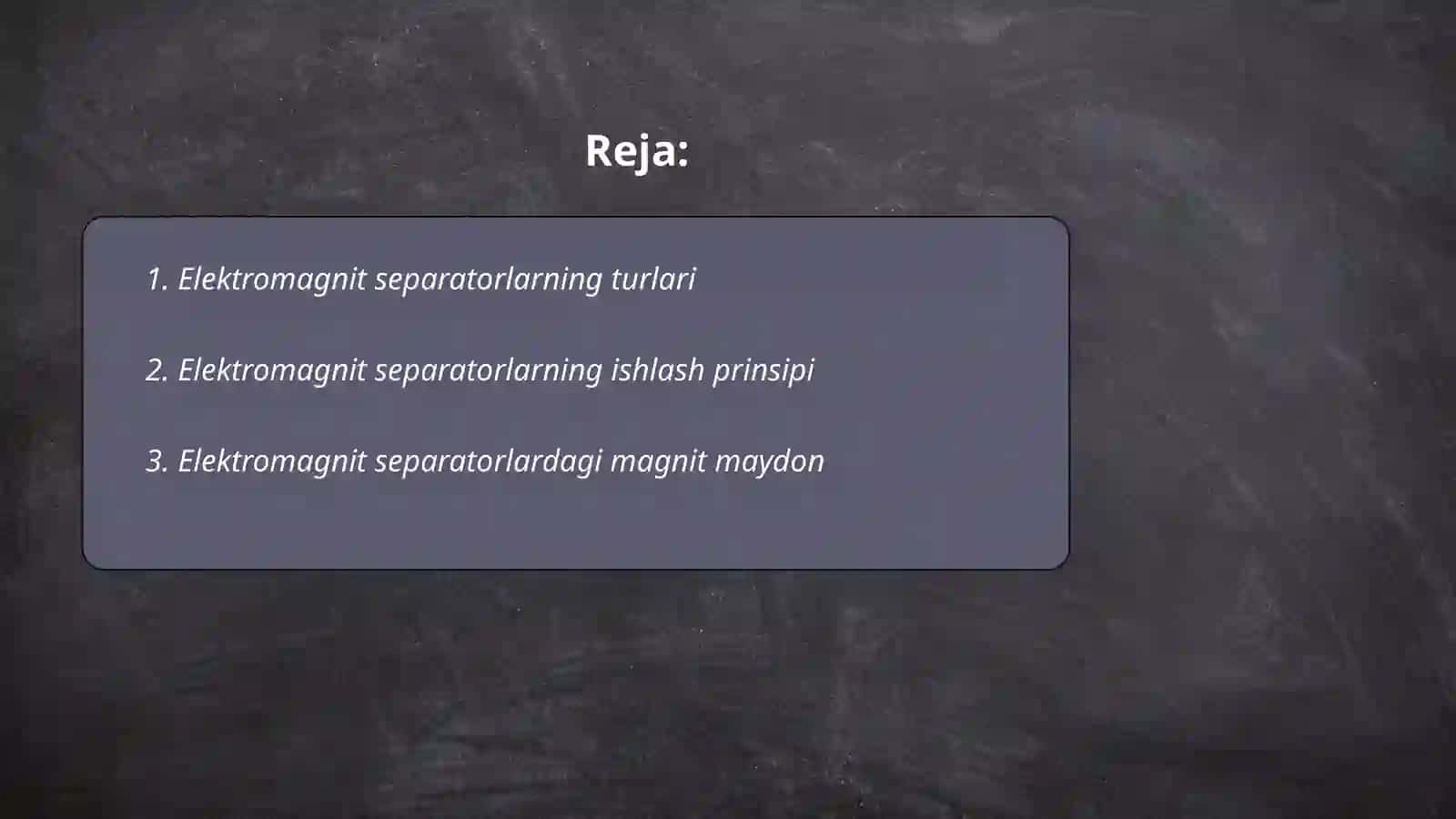 Elektromagnit separatorlar 2